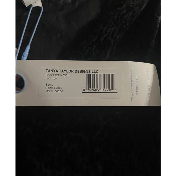 NWT! Tanya Taylor Lucy Devore Pullover Top - Size Large - Picture 9 of 9